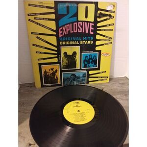 20 EXPLOSIVE ORIGINAL HITS Jaggerz Box Tops Who James TU220 LP Vinyl KTel